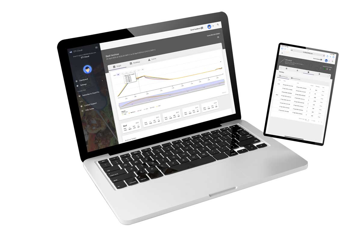 ThermaData HUB — logiciel HACCP sur ordinateur