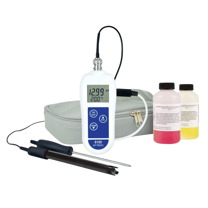 [860-810] Kit pH-mètre et température 8100