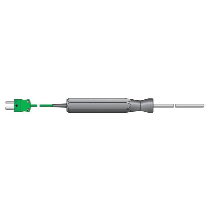 Sonde haute température 3x130mm - 1100°C (Type K / Droit)