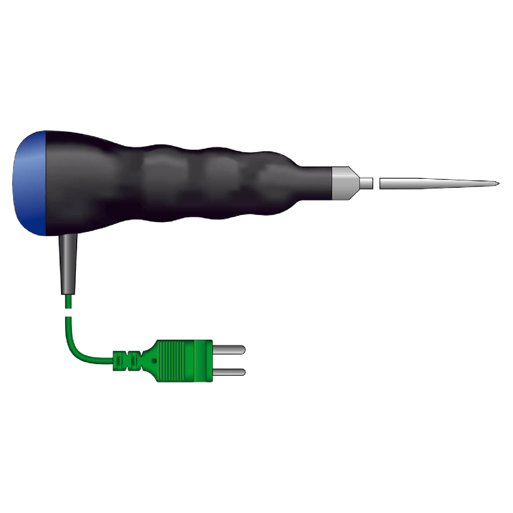 Sonde à piquer de thermocouple étanche (Bleu)