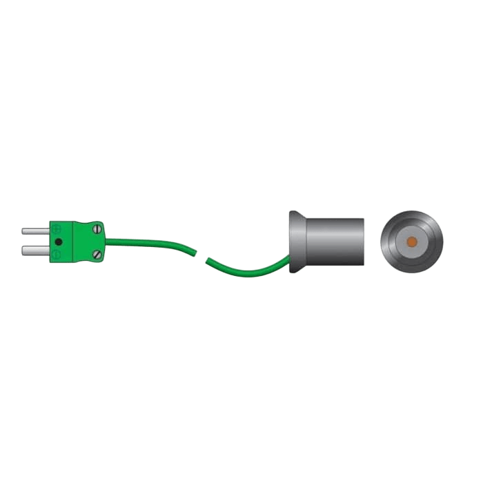 [133-017] Sonde de température de surface magnétique (Type K - Ø24 x 28 mm - câble 50 cm)