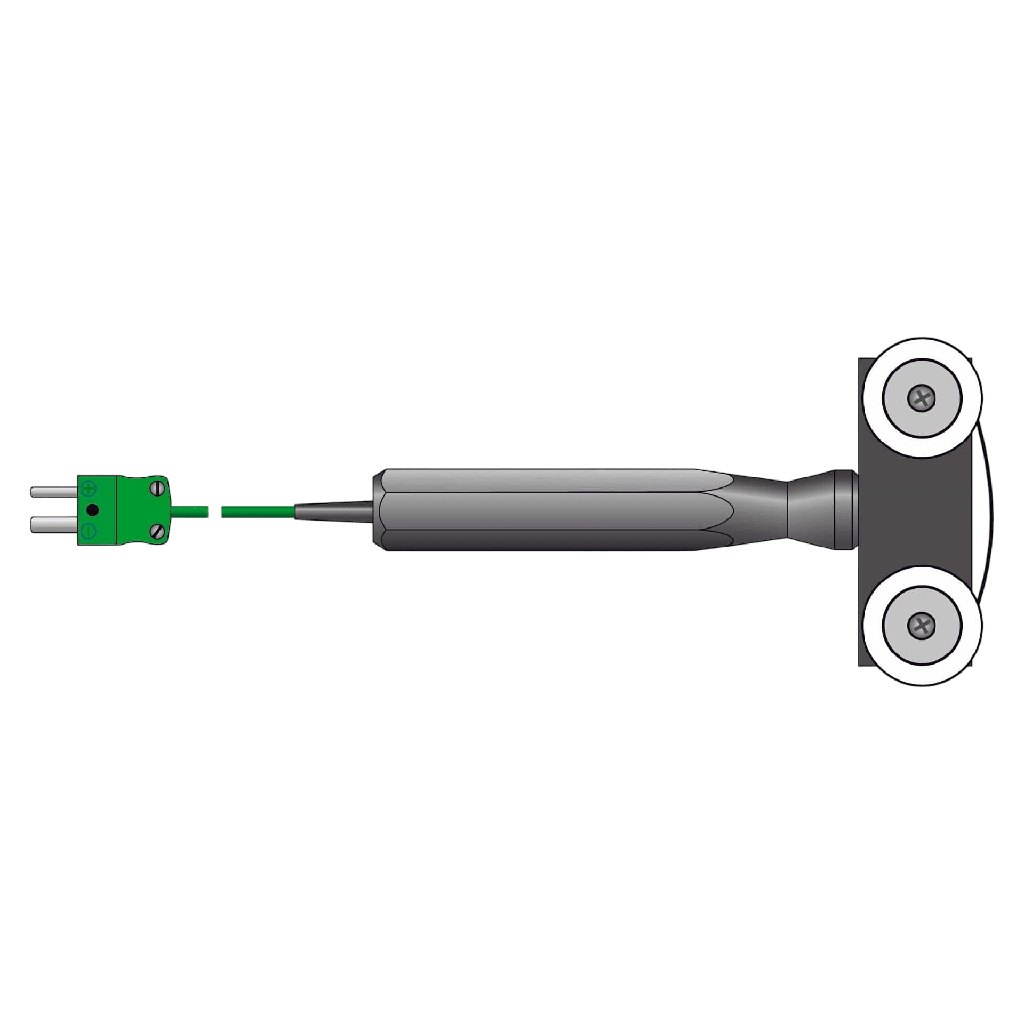 [123-038] Sonde de température de surface du rouleau (Acier inoxydable)