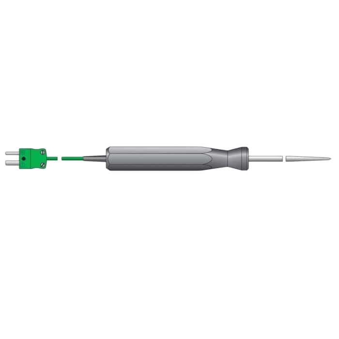 [123-160] Sonde à piquer pour liquides et solides (Type K / Droit)