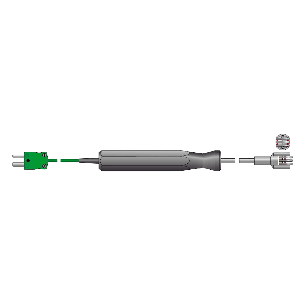 [123-030] Sonde de température de surface Ø15 x 130 mm (Droit / Droit)