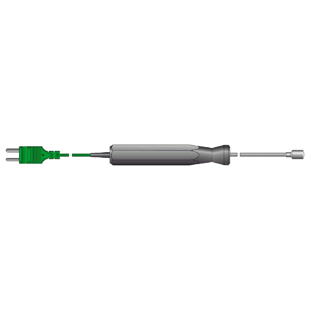 [123-046] Sonde de température de surface étanche (Type K / Droit)