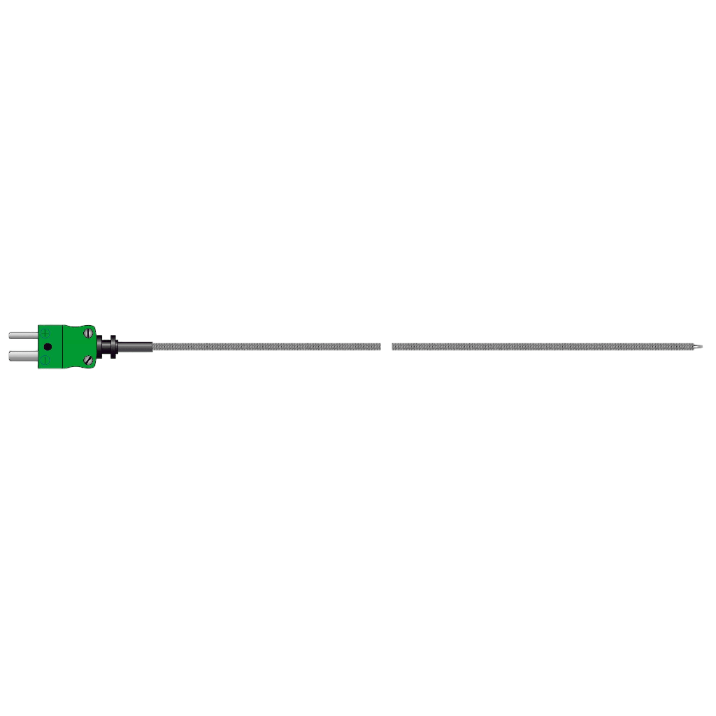 [133-387] Sonde en fibre de verre à haute température (Type K / 1000 mm)