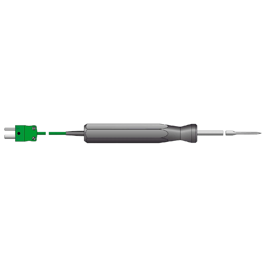 [123-159] Sonde de température à réponse rapide (Type K / Droit)